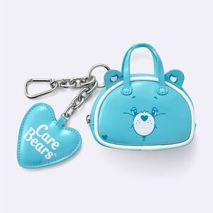 Care Bears- Mini Pouch- Coin Purse- Key chain- Blue